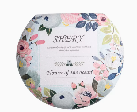 Popular contact lens case (pink blue flower)