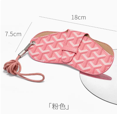 Popular glasses bag (pink)
