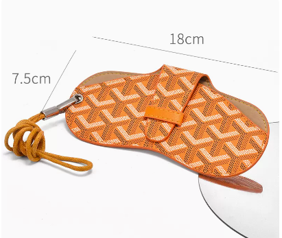 Popular glasses bag (yellow)
