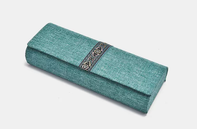 Popular glasses case (green)