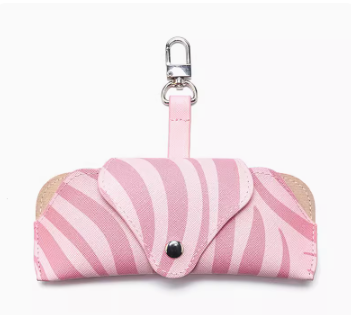 Popular glasses case (zebra pattern-pink)