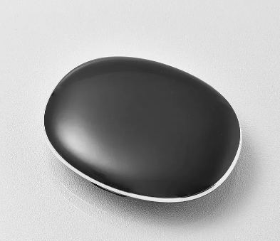 Popular contact lens case (light luxury piano black)