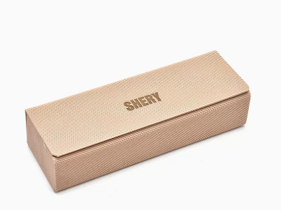 Popular glasses case (khaki color)