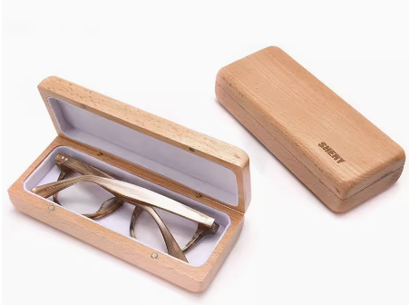 Popular solid wood glasses case (beech)