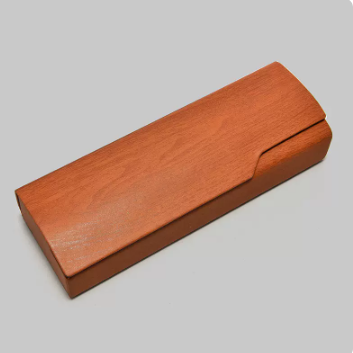 Popular glasses case (ebony color (comes with lens cloth + cleaner))