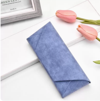 Popular glasses case (blue)