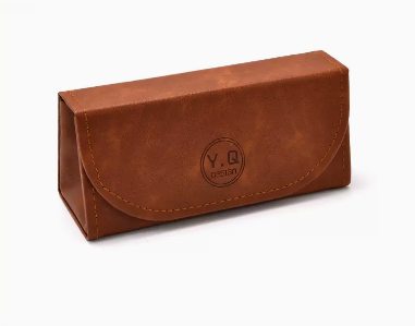 Popular glasses case (brown)
