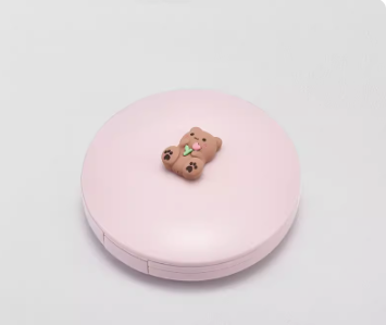 Popular contact lens case (little pink bear) (specification: 80*25mm)