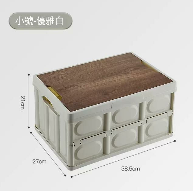 Popular model (small size 28L elegant white) car storage box