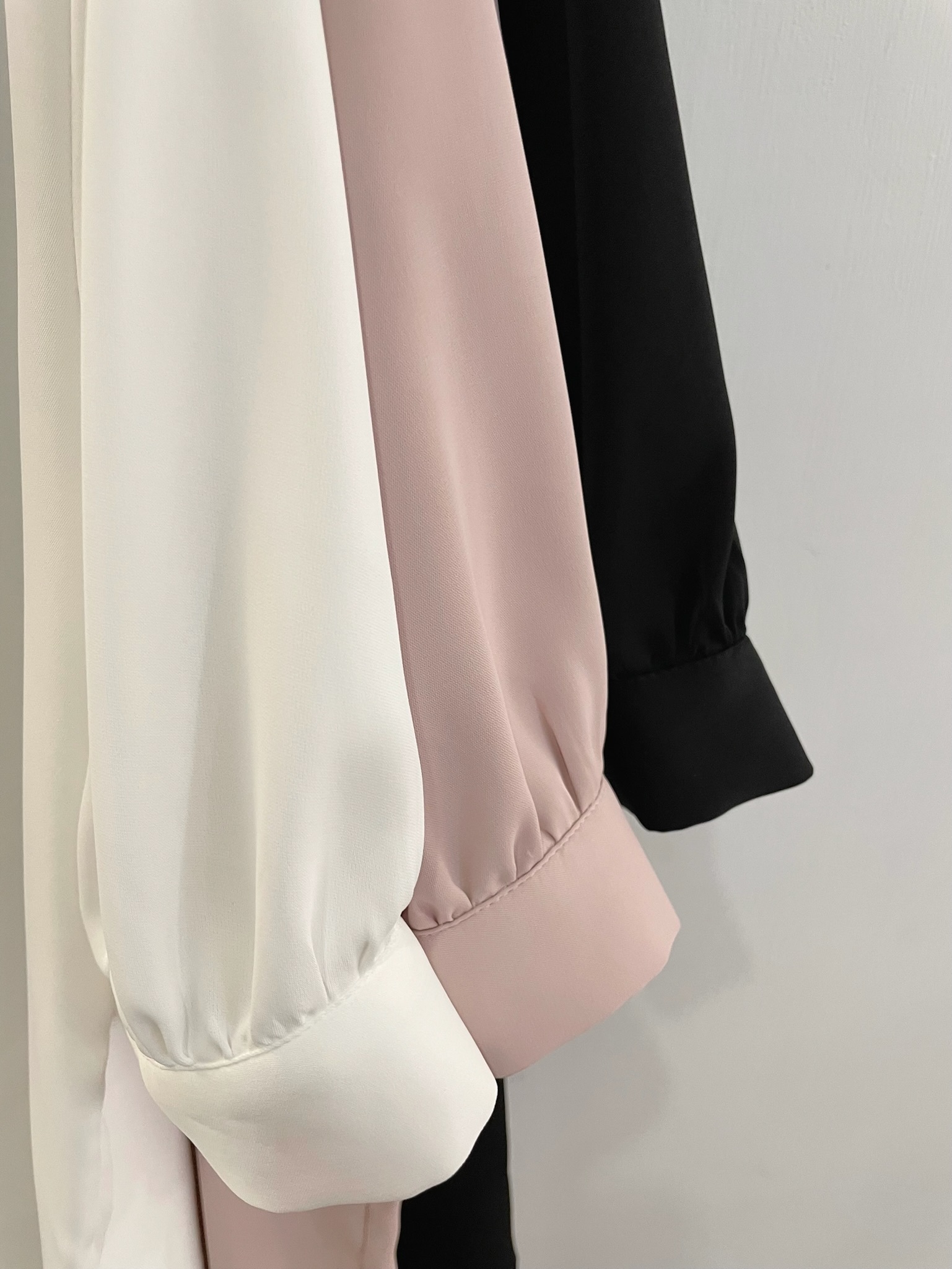 絲滑領巾短袖上衣