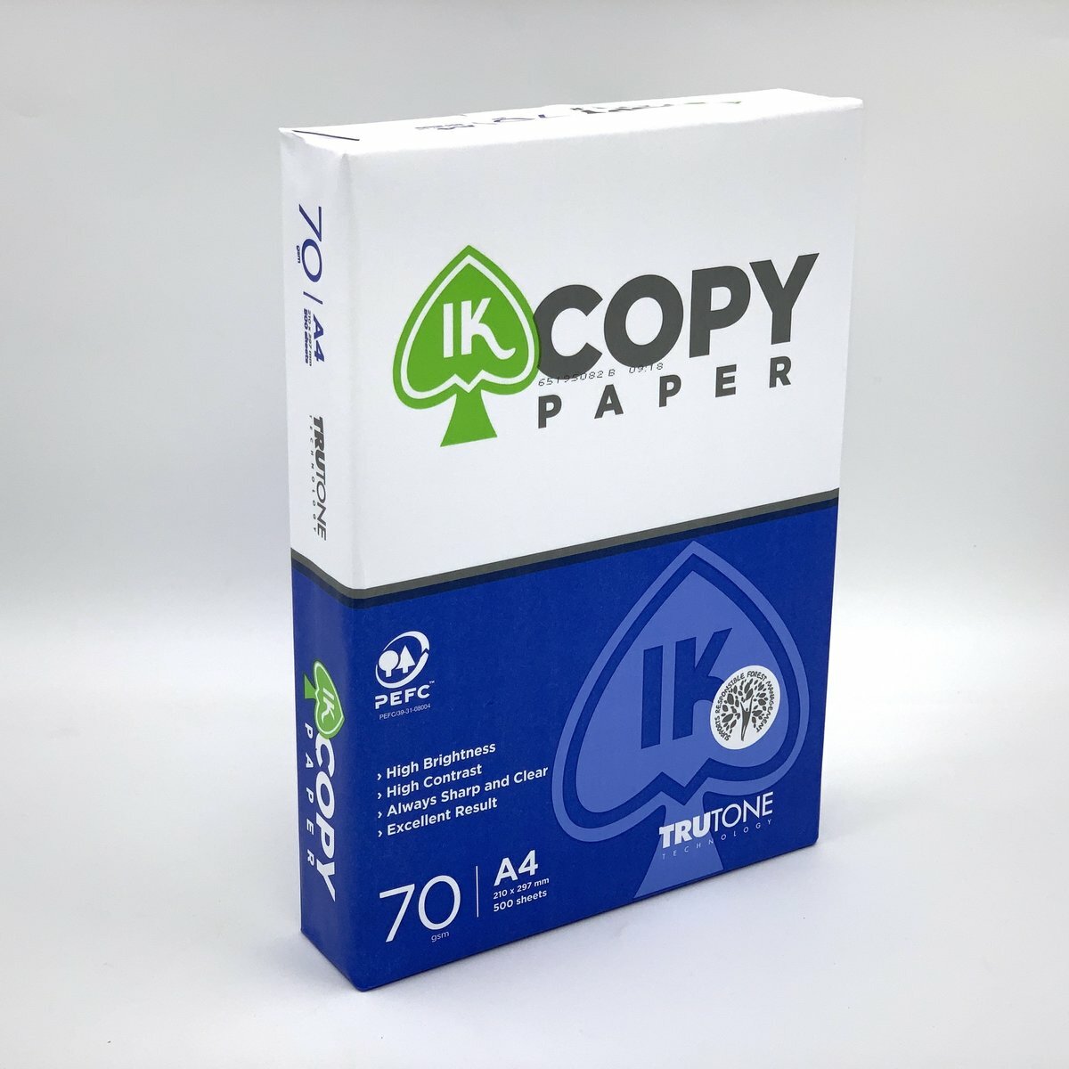 【箱裝】70克 A4 "IK COPY" 白影印紙 (2,500張) 5包 a4紙