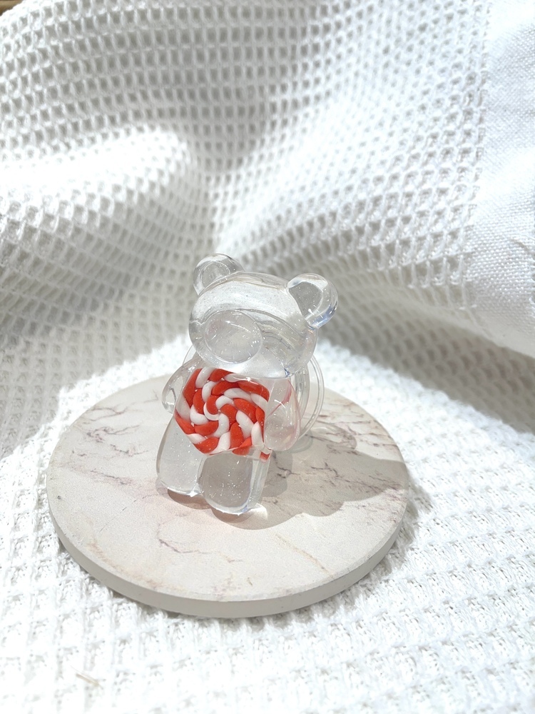 麻花捲熊熊手機支架