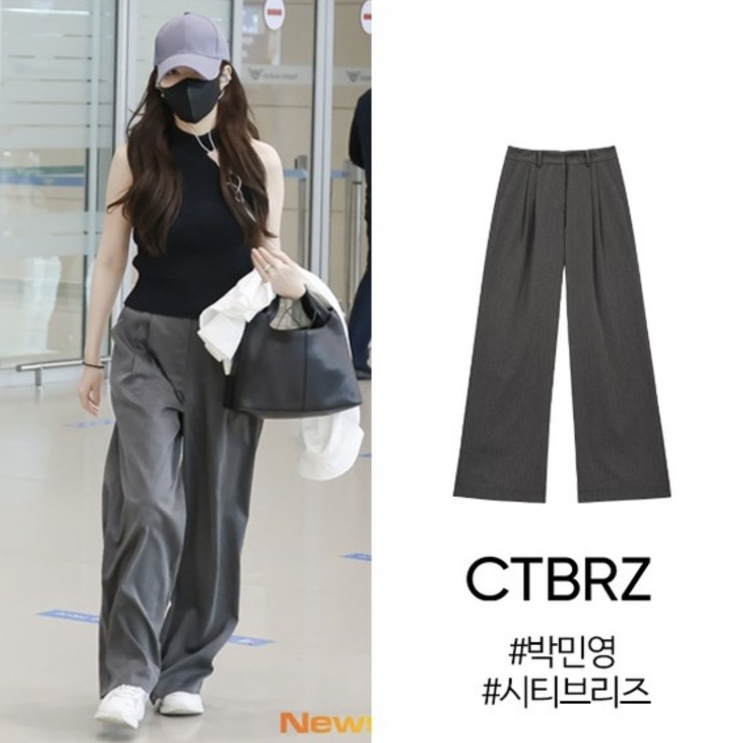 CITYBREEZE BASIC TWO-TUCK WIDE SLACKS