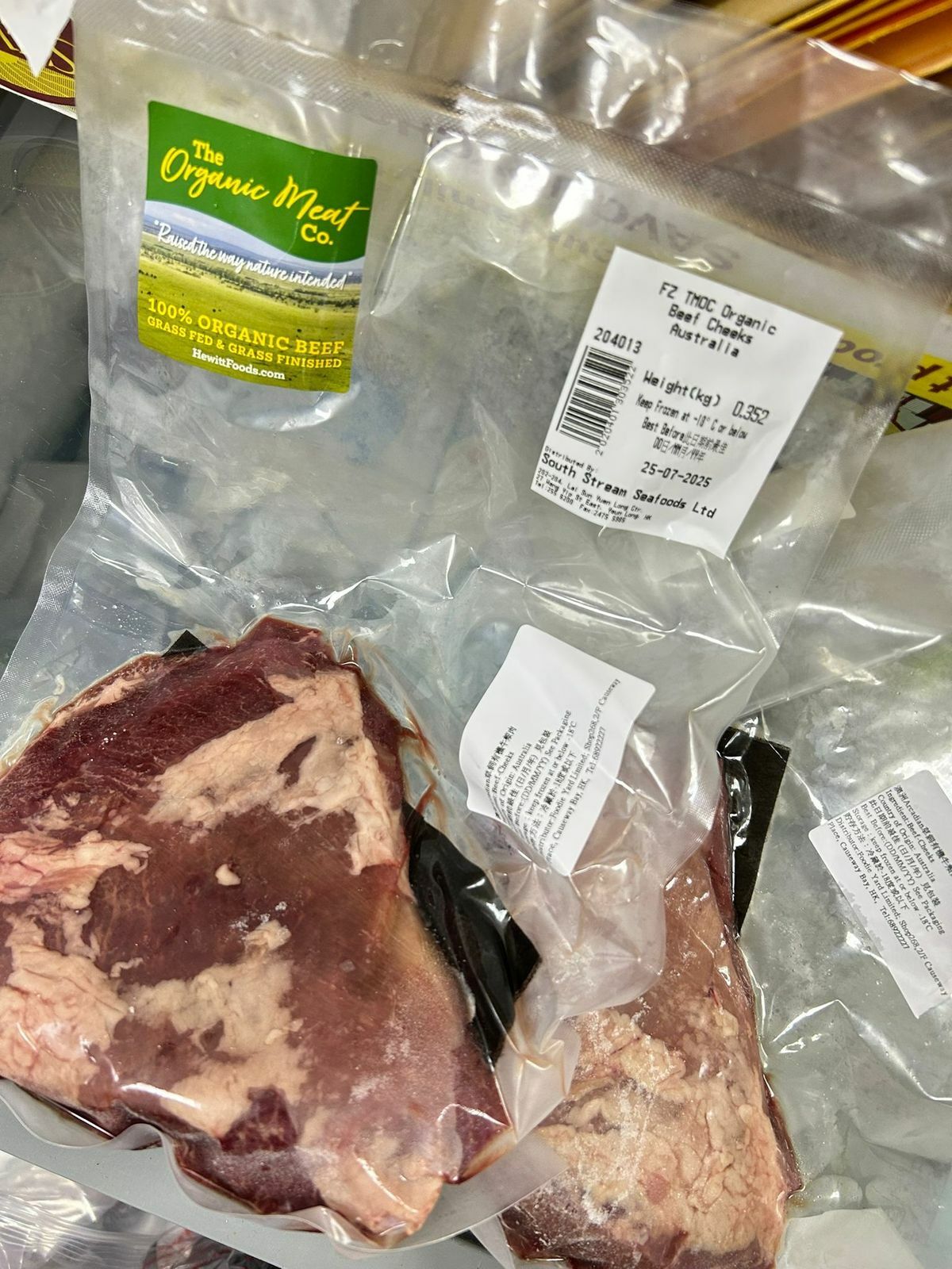 澳洲草飼有機牛面肉 (急凍 -18°C) The Organic Meat Co.  300g-400g