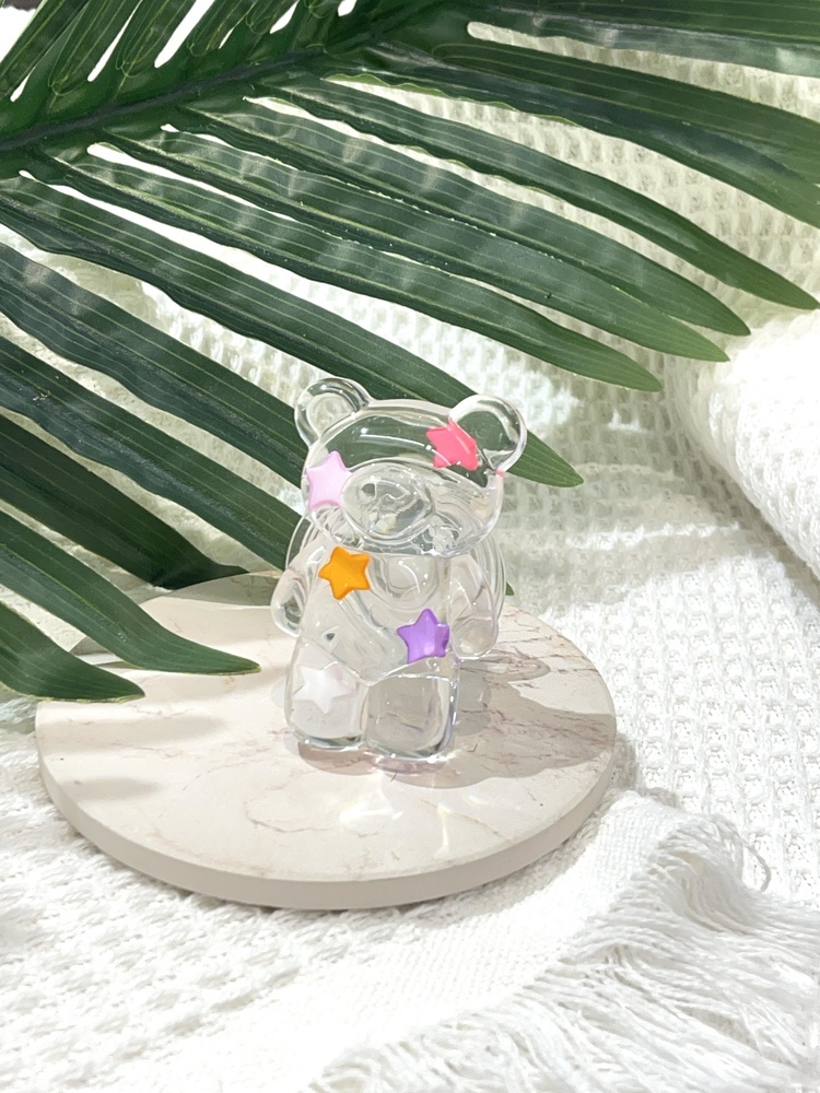 繽紛星星熊熊手機支架(顏色隨機)