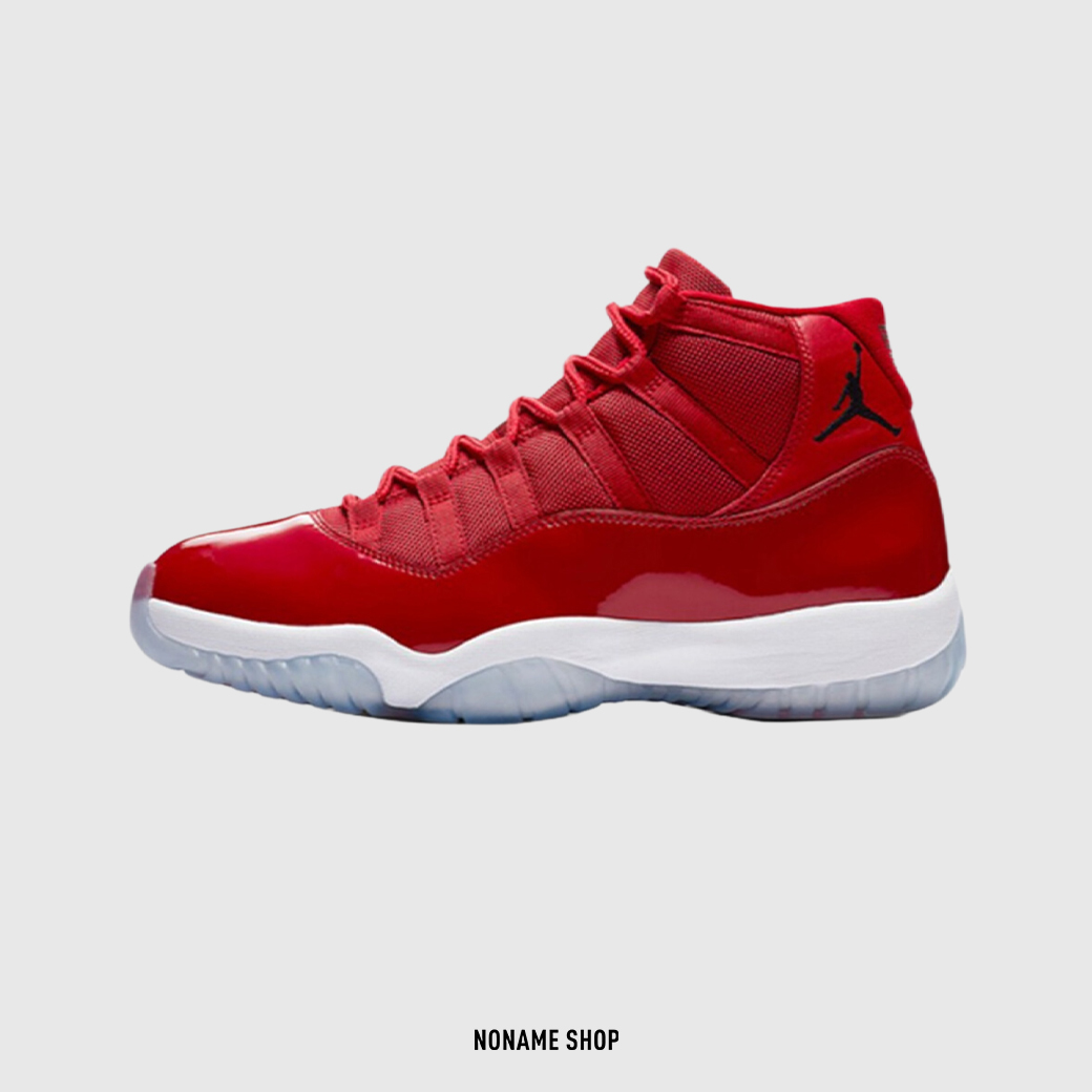 NIKE AIR JORDAN 11 RETRO WIN LIKE 96 漆皮 高筒 復古 籃球鞋 紅白 (男款)