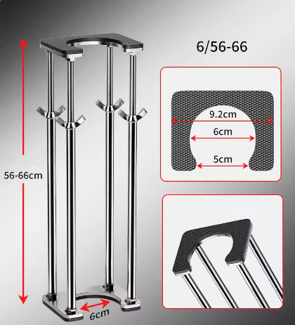 Hot push basin support frame (6CM inner hole diameter) (Specification: 6*56-66CM)