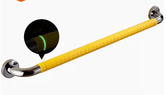 Hot recommended 304 stainless steel anti-slip safety handrail (108CM) (Specification: 108*6.9*3.2CM)