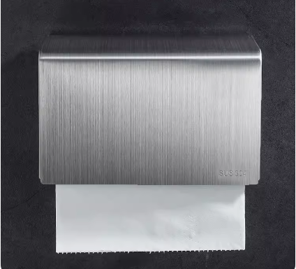 熱推不銹鋼廁紙盒（加長款亮面）（規格：20*12.5*12.5CM）