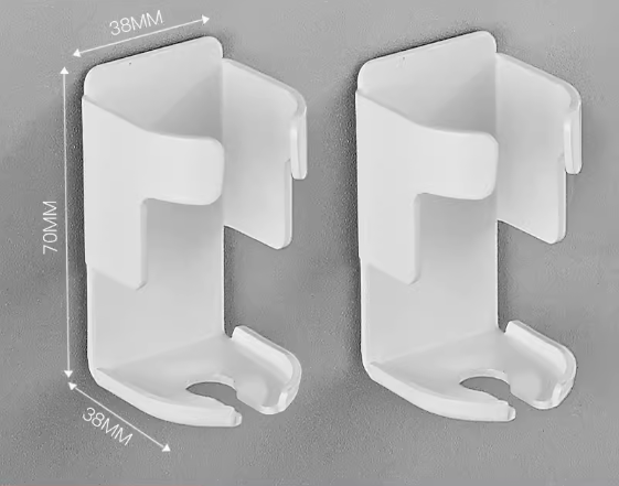 Hotly recommended bathroom electric toothbrush holder (white set of two) (specification: 3.8*7*3.8CM)