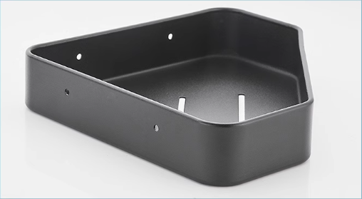 Hot push bathroom triangle shelf (single layer black) (specification: 32*23*5CM)
