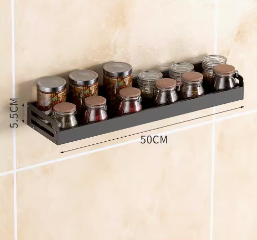 Hot push kitchen storage rack (without rod) (specification: 50*5.5CM)
