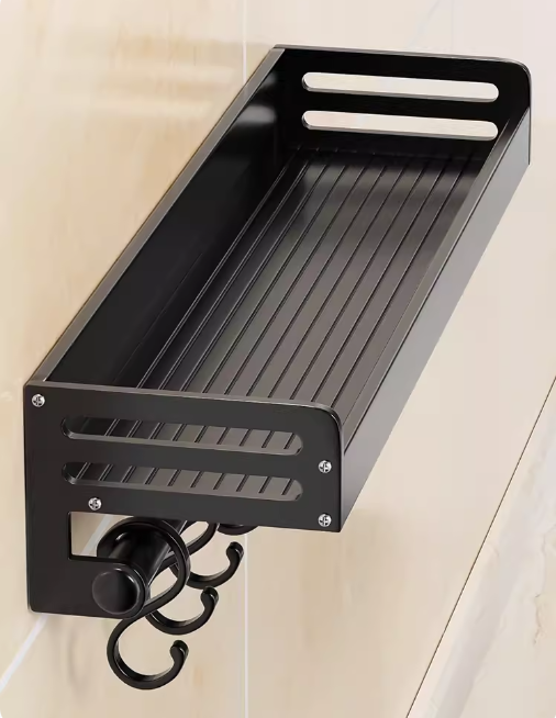 Hot push kitchen storage rack (with rod) (specification: 50*10CM)