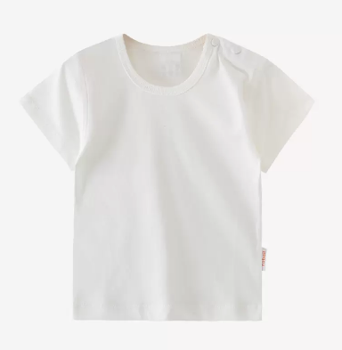 熱推嬰兒夏季純棉短袖T卹(S103米白)(尺碼:59-66CM(下單後請聯絡客服確認發貨尺碼)