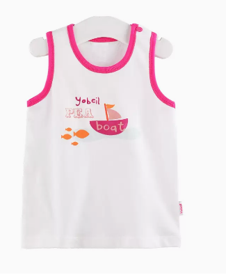 Hotly recommended baby summer thin cotton vest (rose red sailboat) (size: 66.73CM (please contact customer service to confirm the delivery size after placing the order)