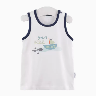 Hot recommended baby summer thin cotton vest (Zhangqing Sailboat) (size: 66.73CM (please contact customer service to confirm the delivery size after placing the order)