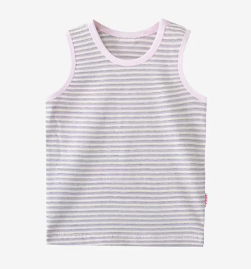 Hot recommended baby summer thin cotton vest (two-color stripes) (size: 66CM (please contact customer service to confirm the delivery size after placing the order)