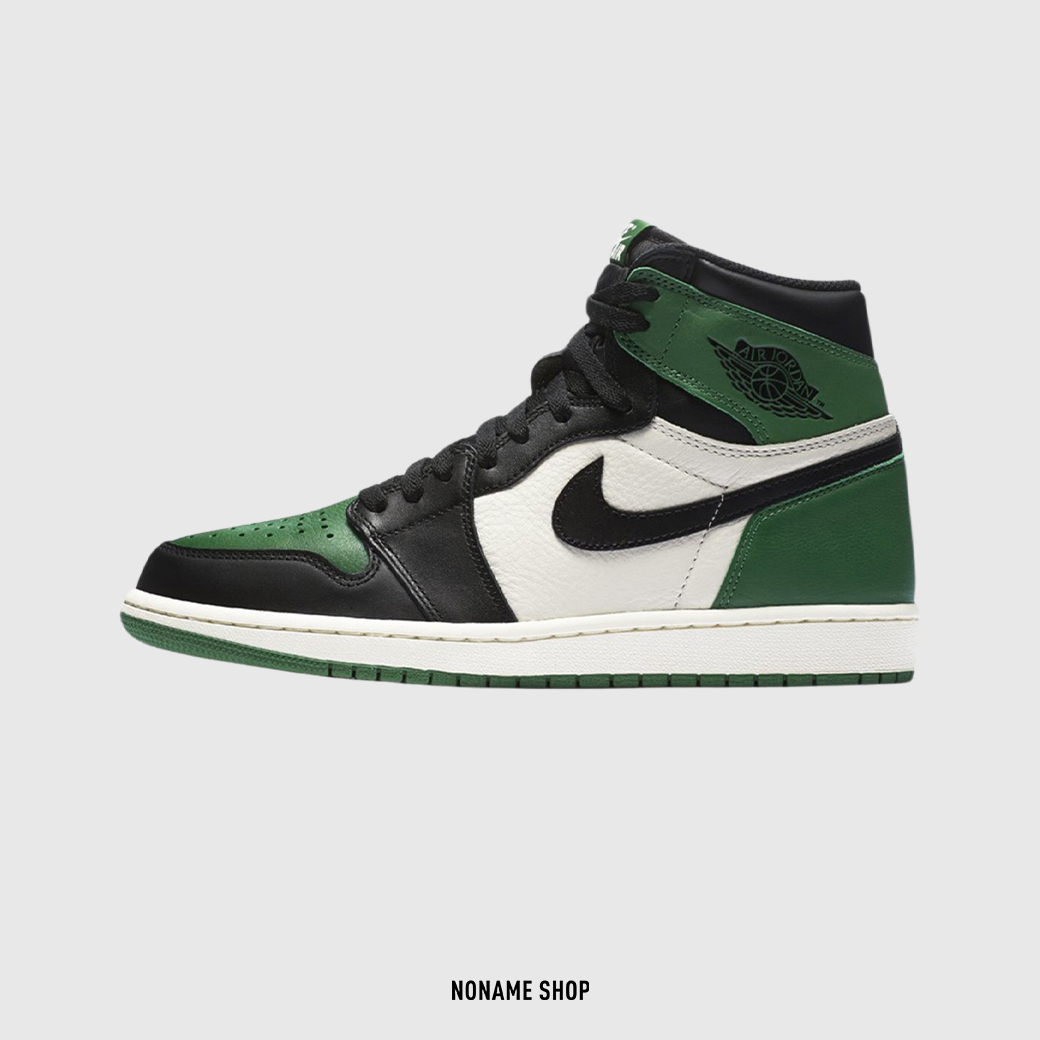 NIKE AIR JORDAN 1 RETRO HIGH "PINE GREEN"  高筒 復古 籃球鞋 黑綠 松樹綠 (男款)