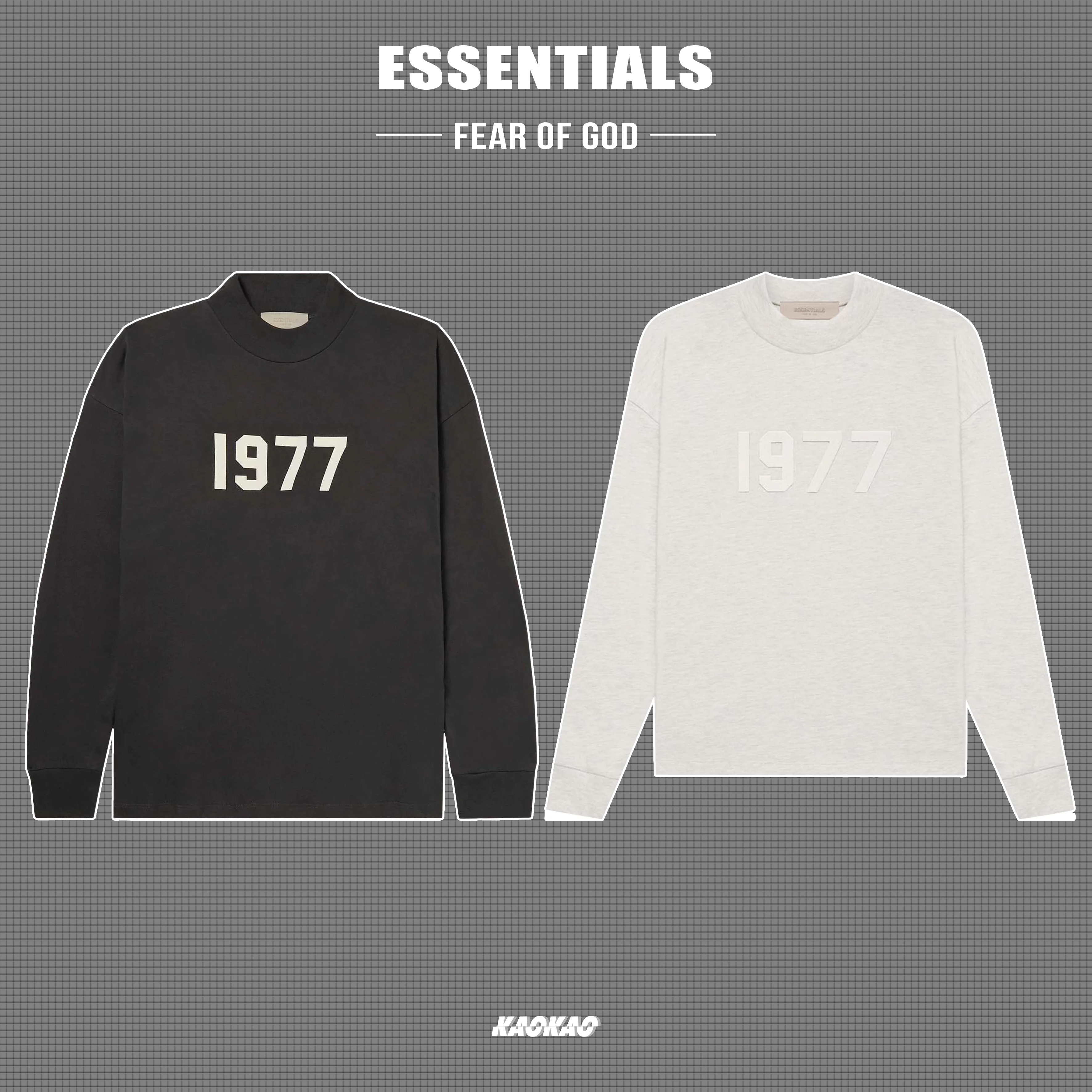 FEAR OF GOD Essentials 胸口大LOGO長TEE【125BT212010F】