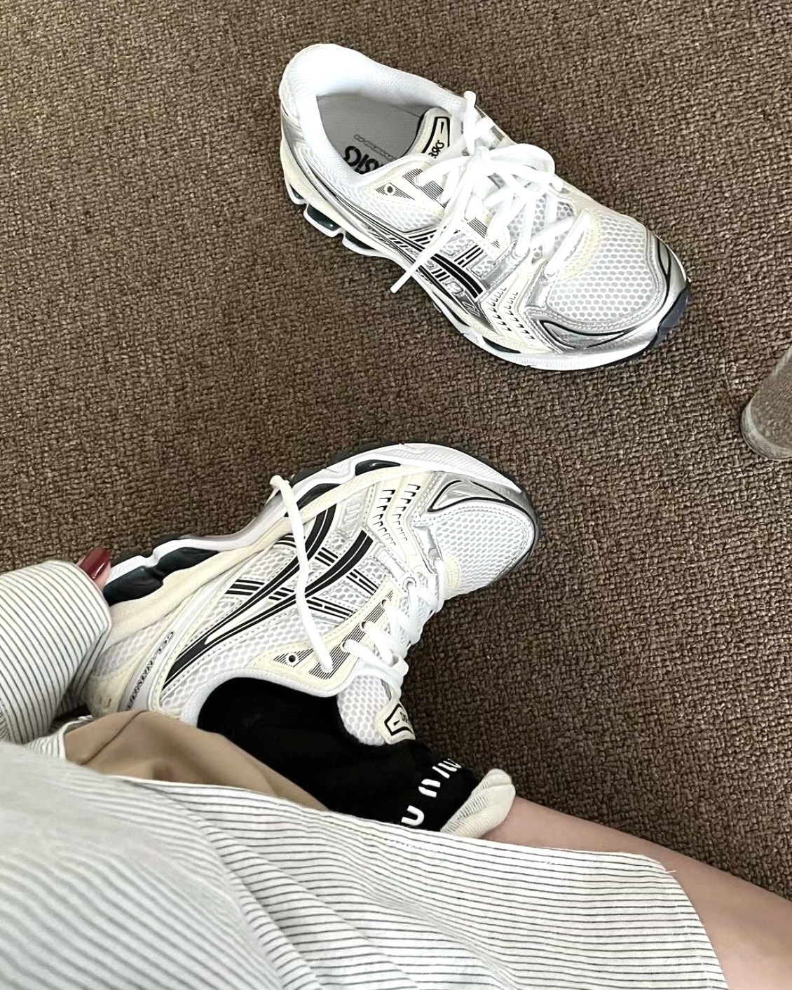 <奇蹟降價!!>ASICS Gel-Kayano 14 "White Midnight" 金屬銀 復古 午夜藍