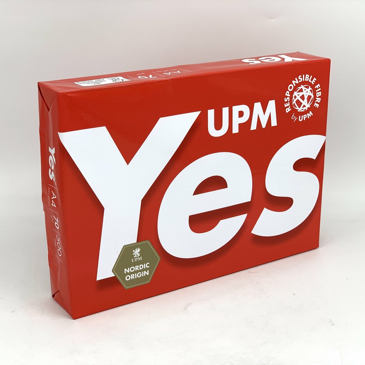 【箱裝】70克 A4 "YES" 白影印紙 (2,500張) 5包 a4紙