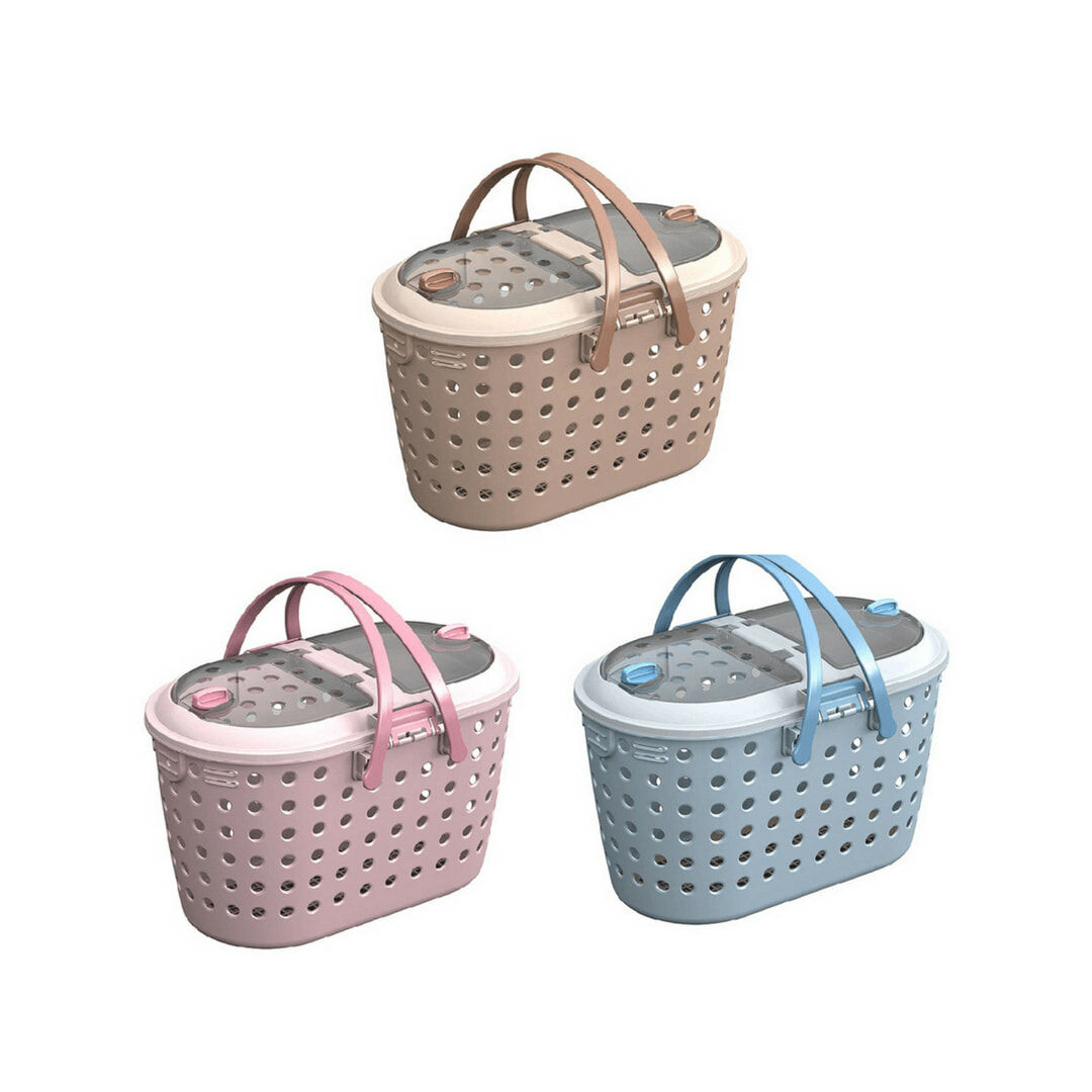 日本Marukan-寵物外出提籠(藍/粉/茶色) CT-326/CT-327/CT-328|寵物外出