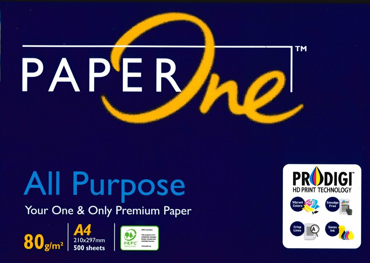 Paperone - 80克 A4 PaperOne™ 白影印紙 (500張) a4紙