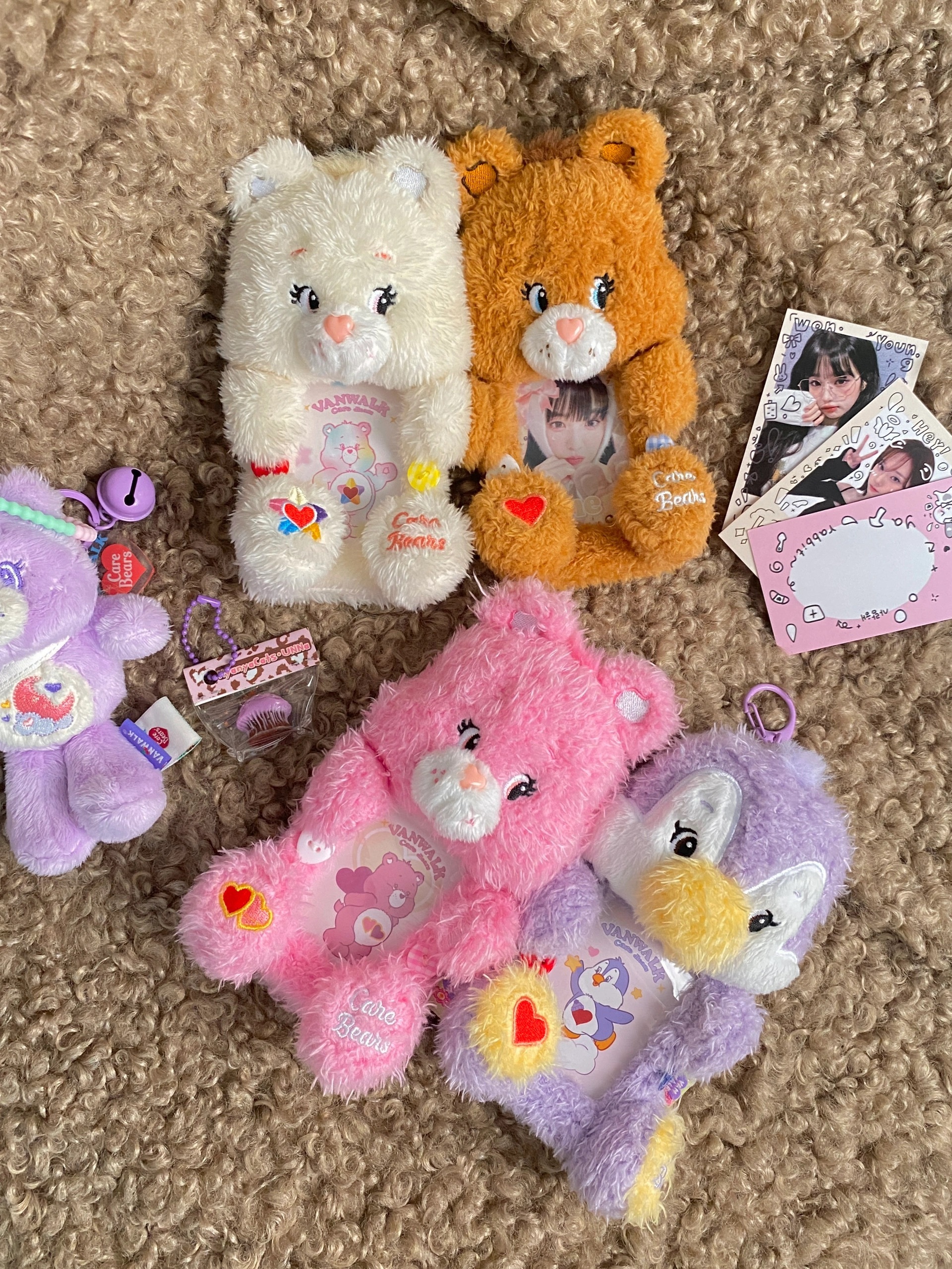 CARE BEARS X VANWALK 聯名款 愛心小熊 彩虹熊 卡套 保護套 吊飾 鑰匙圈 / 預購