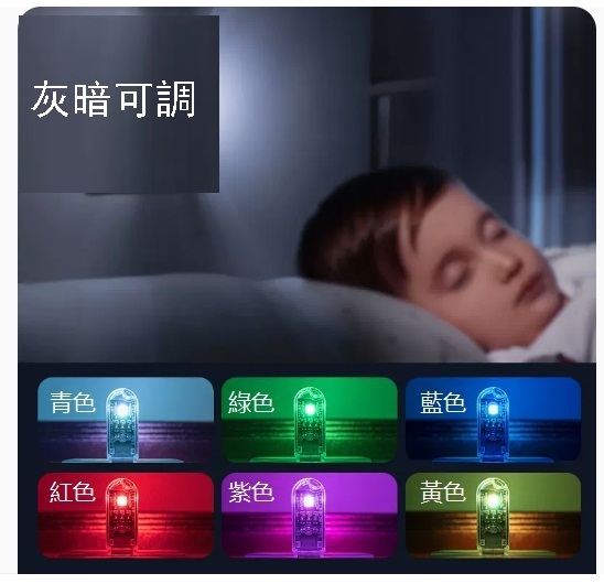 Hotly recommended colorful voice controlled smart night light (transparent UBS smart light + charging head ⭐ Voice control ⭐ Colorful adjustable)