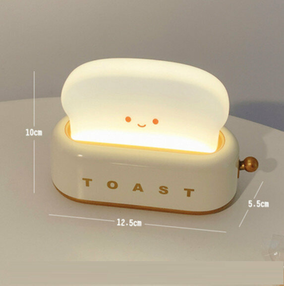 Popular bedroom sleep light soft light bedside night light (almond yellow)