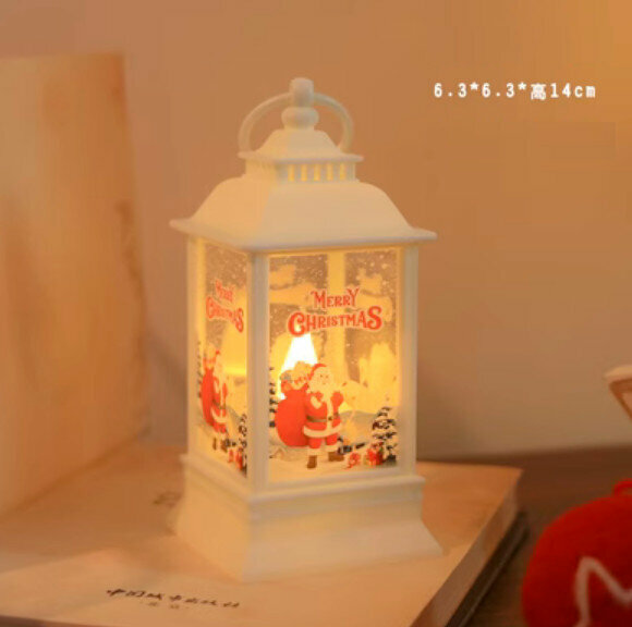 Popular Christmas portable night light (square light-elderly)