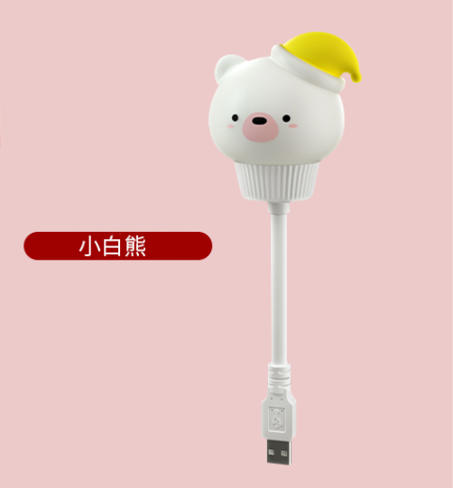 Popular smart control voice night light (cute bear) (USB voice light)