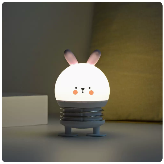 Popular white rabbit night light (rechargeable)