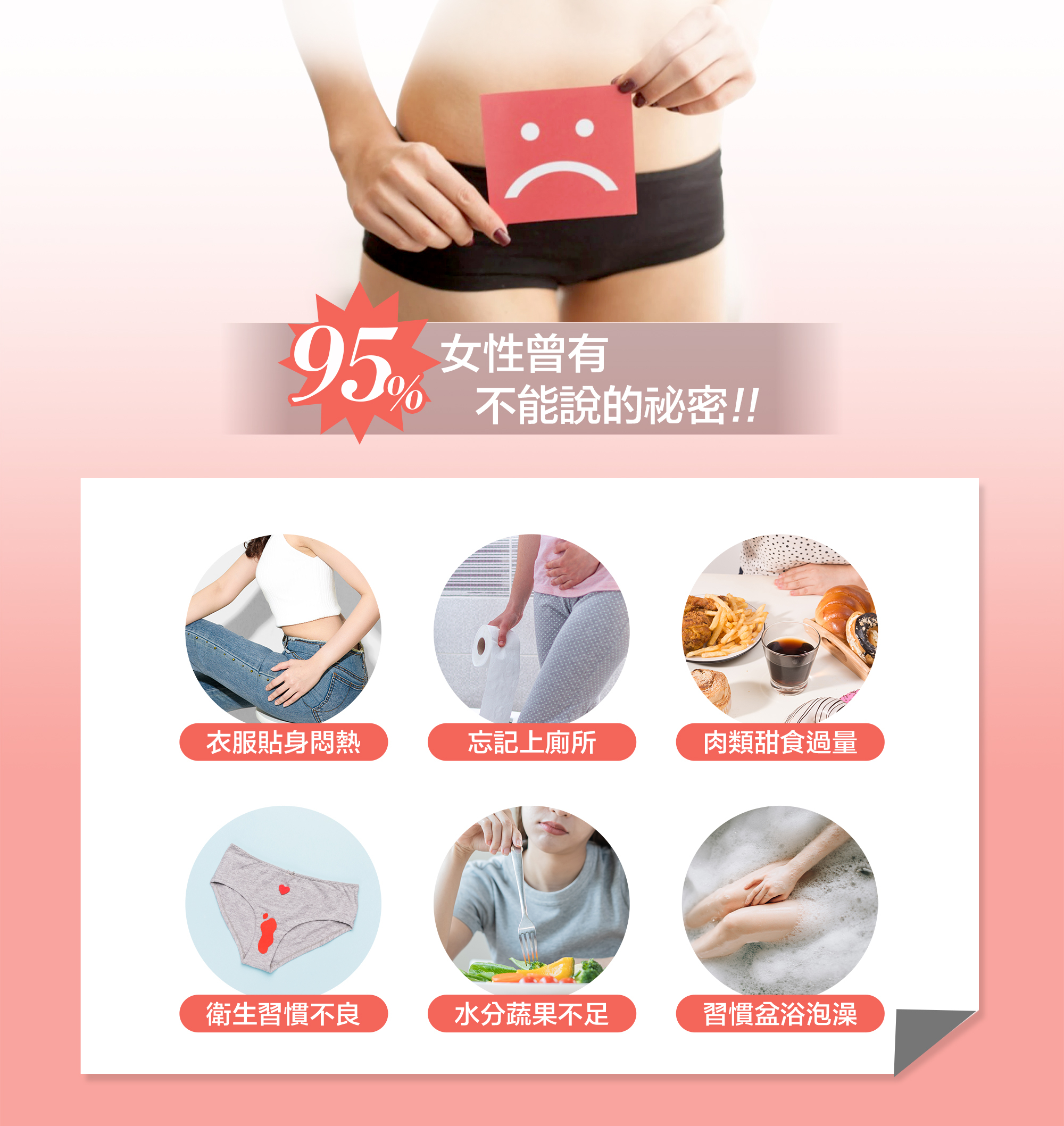 95%女性的私密困擾