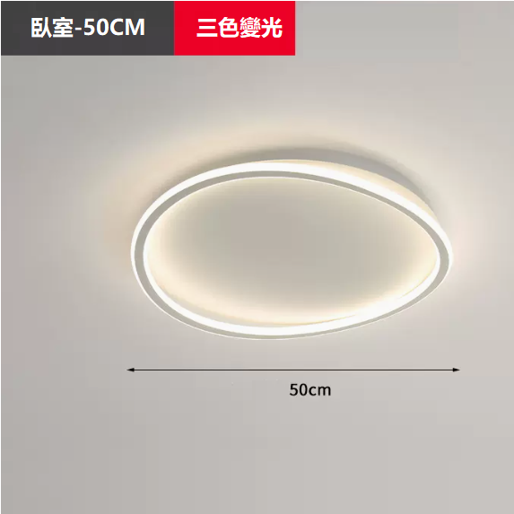 Hot Selling Ceiling Lamp (TY1038_Bedroom 50CM Wall Control [Three Color Dimming])