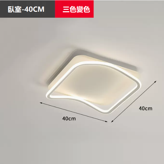 Hot Selling Ceiling Lamp (TY1052_Bedroom 40CM Wall Control [Three Color Dimming])