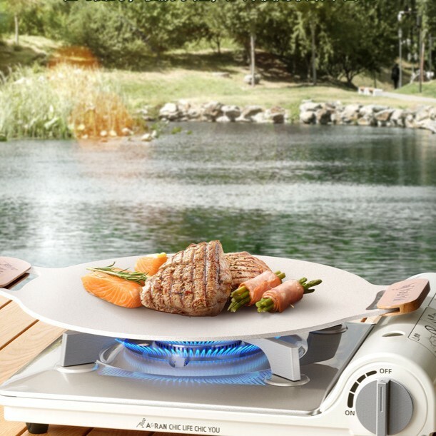 《4564》戶外野餐攜帶式卡式爐 (卡式爐+收納箱+防風圈)