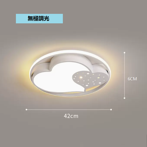 熱賣吸頂燈（YM9008_圓臥室42CM遙控【無極調光】）