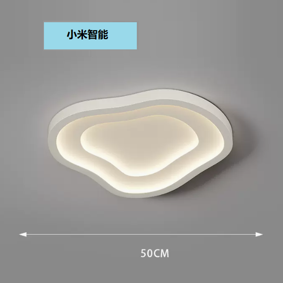 熱賣吸頂燈（LC9980白色_盾牌50CM遙控【支持小愛智能】）