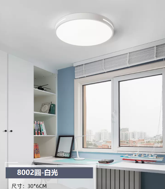 Hot Selling Ceiling Lamp (8002 Round_Bedroom 30CM Wall Control [White Light])